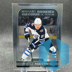 2021-22 O-Pee-Chee Platinum Marquee Rookie #290 Cole Perfetti Winnipeg Jets